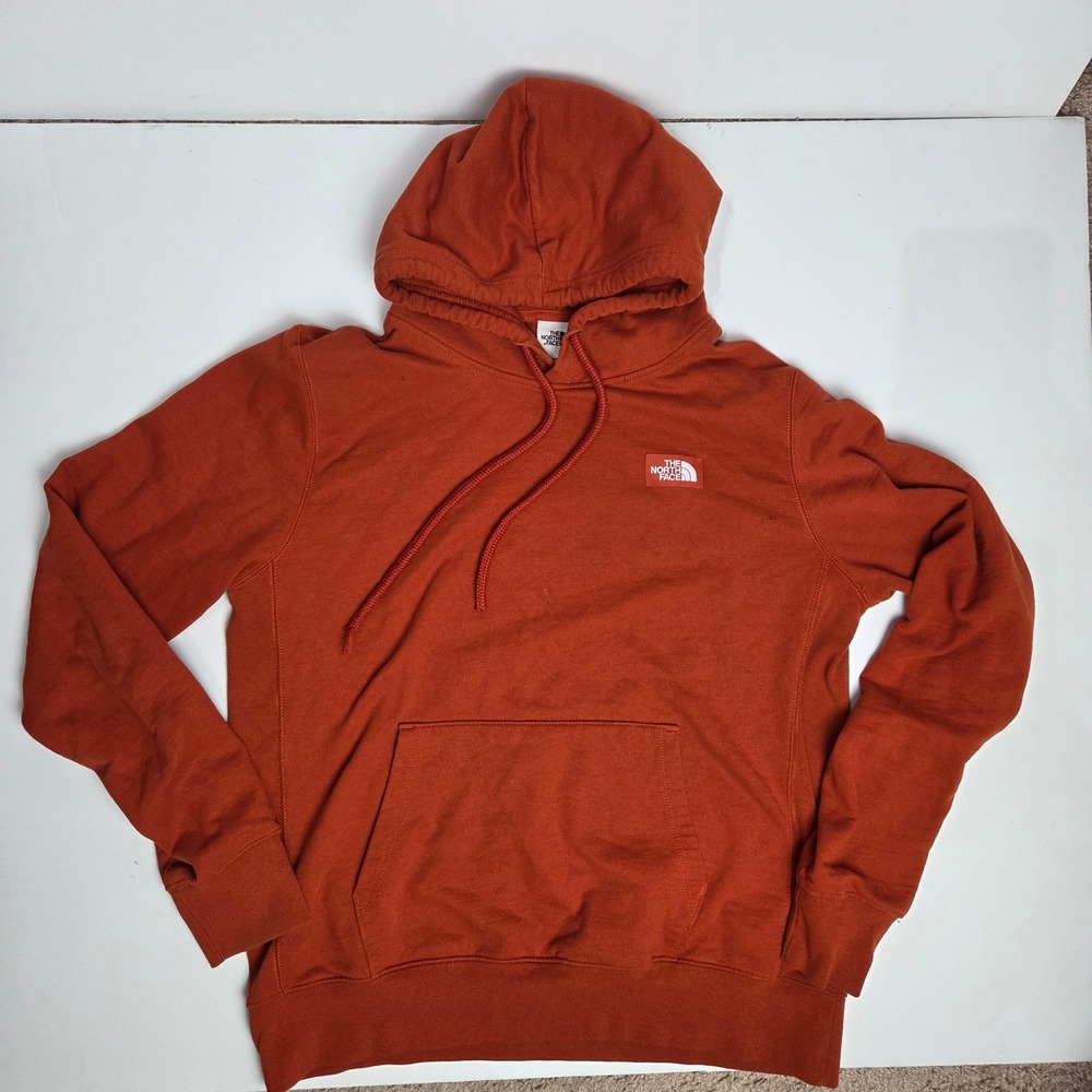 The North Face‎ Men's Orange Pullover Hoodie Size Medium